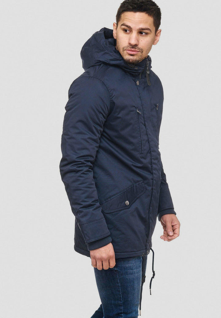 Indicode Herren Chance Parka mit Kapuze & 5 Taschen