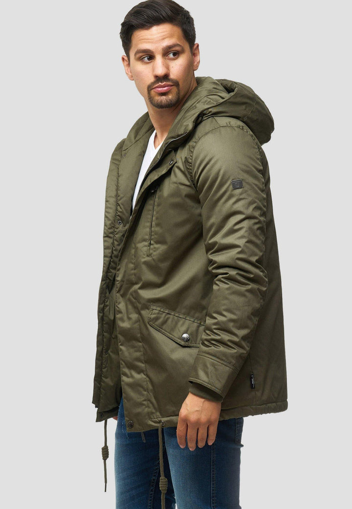 Indicode Herren Chance Parka mit Kapuze & 5 Taschen