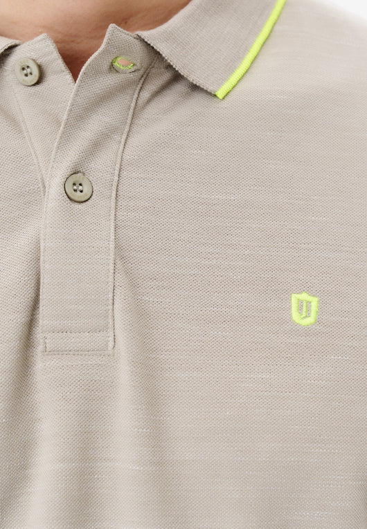 Indicode men's Mecklenburgh polo shirt made of 80% cotton