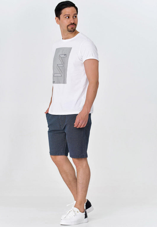 Indicode Men's Granby Shorts with 5 pockets made of 98% cotton