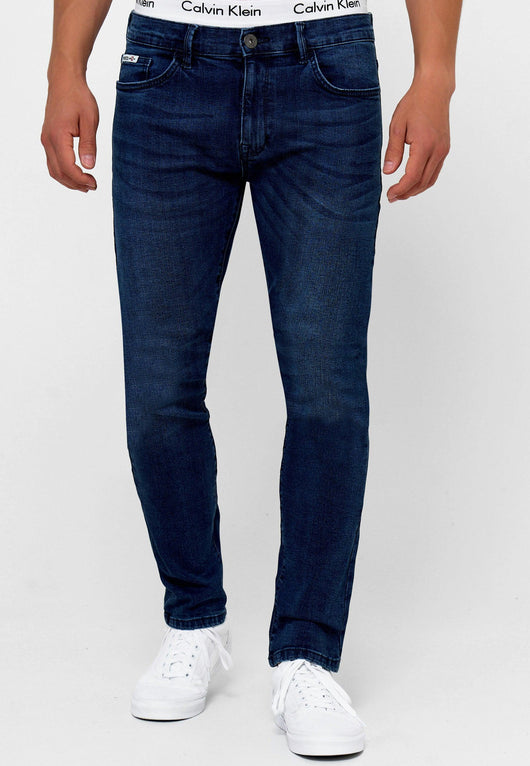 Indicode men's Finsburg jeans made from a cotton blend with stretch