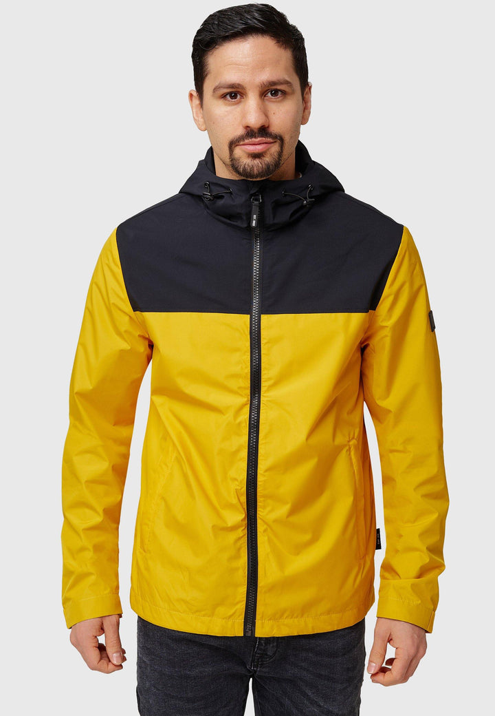 Indicode Herren Holmes Windbreaker mit Kapuze & Reißverschluss - INDICODE